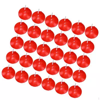 30шт Плавающие свечи Декор для празднования Дня Святого Валентина Рождественская вечеринка Красный красный