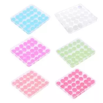 30шт силиконовые беруши шумоподавление сна антиотмена звукоизоляция синий