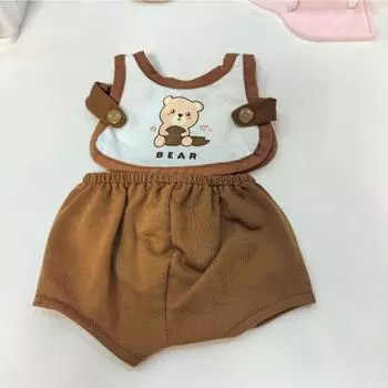 30СМ Одежда Жилет Замена Плюшевая Игрушка Кукла Детский Костюм Размер S Костюм с Колокольчиком 30CM Rabub clothing