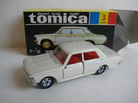 30th Anniversary Reprint Black Box Tomica Toyota Crown Super Deluxe [Tomica Tomica] № 3 Подвеска/Открытие/Закрытие двери