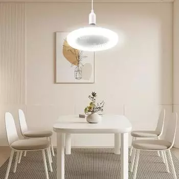 30w Ceiling Fan With Lighting Lamp E27 Converter Base With Remote Control For Bedroom Living Home Silent Ac 85-265V Home lights