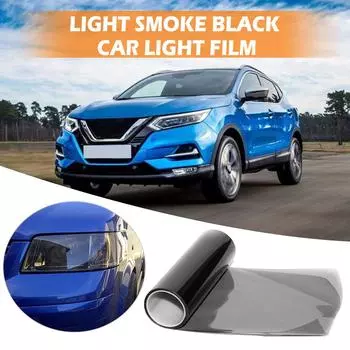 30x150 см легкий дымчатый черный автомобильный фар задний фонарь Тонировочная пленка виниловая наклейка