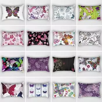 30x50 см подушка с бабочкой, чехол для дивана, спальни, домашний декор, подарок