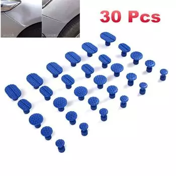 30x автомобильный Т-образный стержень и скользящий молоток, съемник клея, вкладки, инструмент для ремонта вмятин без покраски