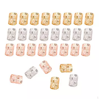 30x дреды, бусины, кольца, замки для дредов, плетение волос из сплава, креативные зажимы для кос