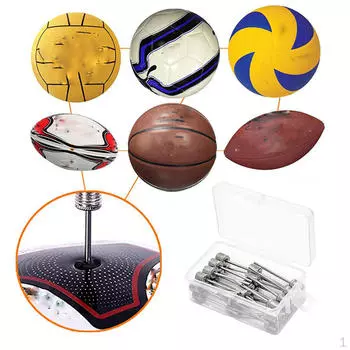 30x Футбольный насос для мячей, адаптер, насадка, аксессуары