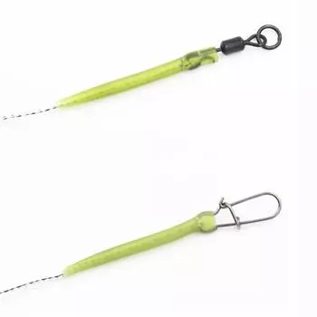 30x противозапутывающие рукава для ловли карпа, резиновая трубка с наконечником для вертолетной оснастки (38мм)