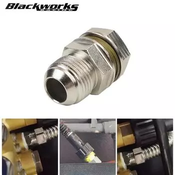 31504301010 1 шт. AN10 10AN DIY турбинный масляный поддон / заглушка-адаптер возвратной трубы для поддона турбины без сварного шва серебристый TF-1131-S серебряный