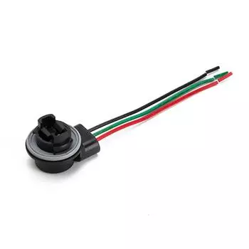 3156 3157 Светодиодный патрон для лампы, адаптер, разъем, поворотник, стоп-сигнал, габаритный фонарь, жгут проводов, адаптер