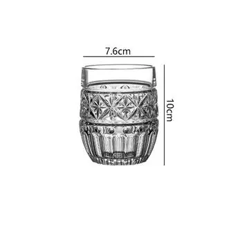 315 мл Современный бокал для виски, коктейльная винная кружка, креативная чашка для сока, чая, стаканы для питья, прозрачная посуда, бытовая бутылка для воды 1pcs