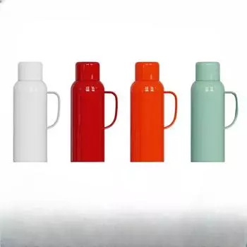 316 изолированный чайник, бытовой изолированный чайник со стеклянным вкладышем, термос, термос с кипящей водой, термос, чайник с горячей водой, кофейник 820ml красный