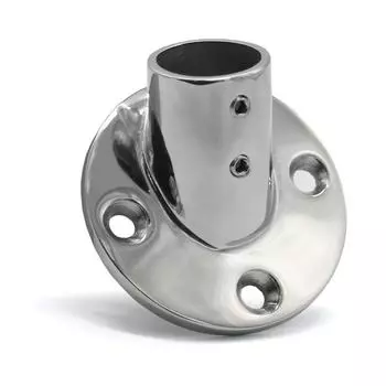 316 нержавеющая сталь 60 градусов поручень для палубы лодки поручни круглое основание для 1 труба части лодки аксессуары белый