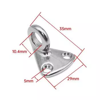 316 Stainless Steel Boat Spring Locked Fender Hook 5pcs Fender Snap Attach Rope Fending Hook Eye Sail Tug Ship Marine Hardware