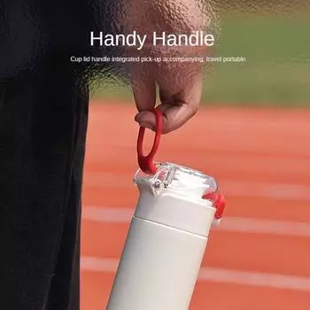 316 Stainless Steel Bounce Thermos Cup Leakproof Vacuum Flask Insulated Water Bottle Outdoor Drinkware Cold and Hot Water AS Shown