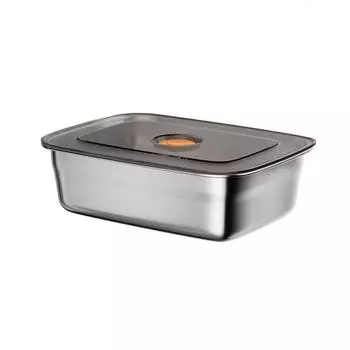 316 Stainless Steel Lunch Box Microwaveable Food Container Food Storage Box Camping 1Pc-600ml