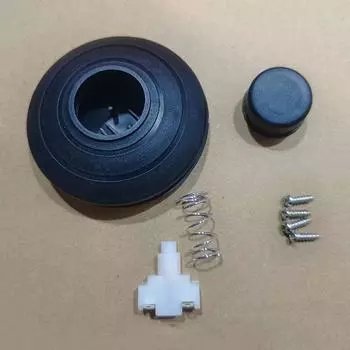 317 Педаль Переключатель Круглый Настольная Лампа Онлайн Переключатель Лампы Диммер Адаптер Света 3 Цвета чёрный