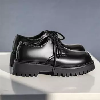 3181 men s shoes winter new men s leather casual leather shoes business height wedding groom shoes 38-Size is too large