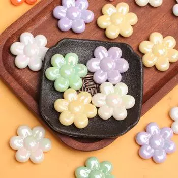 31,3 мм 5 шт. Акриловые бусины в форме цветка подсолнечника для изготовления ювелирных изделий, подвесок, аксессуаров, бисероплетения, креативного материала ручной работы about31.3mm 5pcs фиолетовый