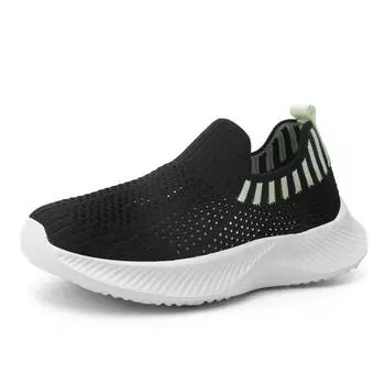 31-40 Children s Large Lightweight, Breathable Fashionable Flyknit Sports Shoes Casual Shoes One Step Stepping 31 синий