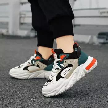 31-44 Children s running shoes Boys primary and secondary school students casual sports shoes Korean version of fashion dad shoes Girls junior h 31