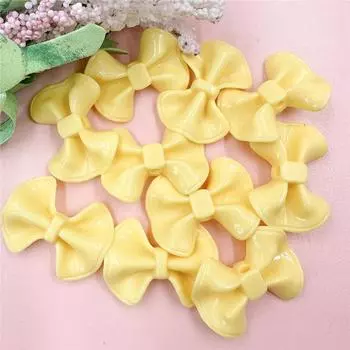 31,5*23,4 мм 10 шт. ожерелья ювелирные изделия маркировка большой бант бусины для сережек мультфильм мода акрил DIY материалы ручной работы Bow/31.5mm разноцветный