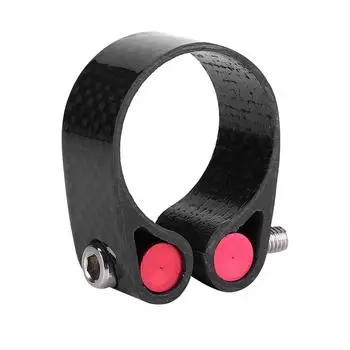 31,8 мм хомут для подседельного штыря из углеродного волокна для горного велосипеда, быстросъемный хомут для подседельного штыря