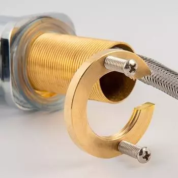 31 мм С-образный кухонный кран с защитой от потери гайки, крепежное кольцо, шайба, набор инструментов, комплект для крепления крана для раковины, аксессуары