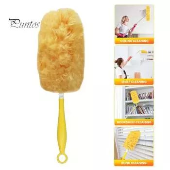 31 шт./комплект щетка для пыли из микрофибры с 30 сменными подушечками короткая ручка прочная пушистая щетка для Swiffer синий