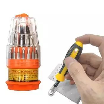 31 в 1 многофункциональный набор отверток для ремонта компьютеров и мобильных телефонов, набор инструментов для разборки и ремонта интеллектуальных цифровых продуктов 31 In 1 Screwdrive