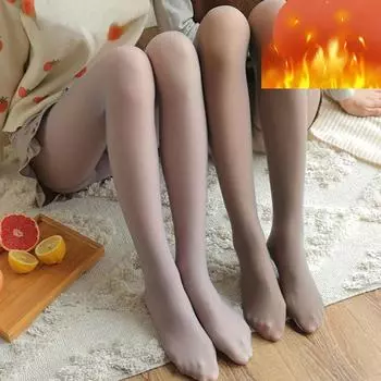 320 г/220 г/80 г полупрозрачные шерстяные брюки, носки, зимние чулки, искусственные колготки, женские термоштаны, теплые леггинсы на флисовой подкладке, колготки 80g(Thin)