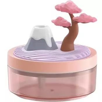 320ml Landscape Humidifier Creative Car Mist Maker Gift Car Sprayer Travel Style 2