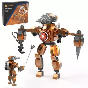 325 шт. Skibidi туалет Титан фигурки бурильщика набор строительных блоков аниме игрушки сборка развивающие кирпичи детский подарок на день рождения