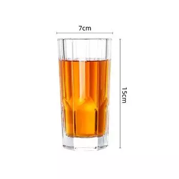 325ml Elegant Glass Kitchen Accessories Drinkware Camping Tumbler Wine Glass Drinks Coffee Cups Water Dispenser Transparent Cup 325ml