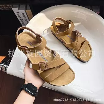 3289 sandals men s and women s summer breathable outdoor beach shoes new versatile retro men s shoes 35