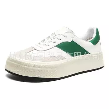 3297 Panda men s versatile shoes summer new thick-soled heightening board shoes original niche crooked shoes 38