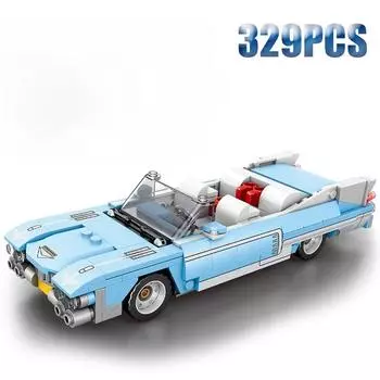 329PCS Roadster Car Building Block Creative City Vehicle Diy Car Model Bricks Настольные игрушки для детей Подарки на праздники
