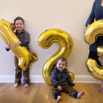 32/40 дюймовые розовые золотые серебряные фольгированные шары с цифрами, большие гелиевые шары для дня рождения, свадьбы, украшения своими руками, воздушные шары с цифрами Number 1&16INCH