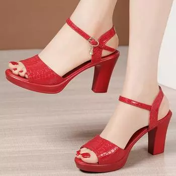 32-43 сексуальные туфли с открытым носком для женщин на лето для платья женские босоножки на танкетке высокие каблуки женские новые женские босоножки на платформе 34 чёрный