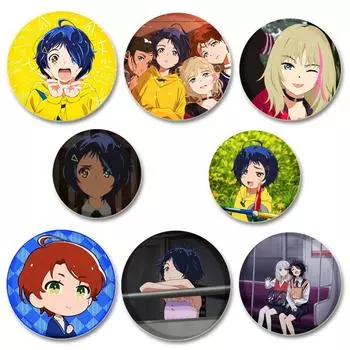 32/44/58 мм аниме-чудо-яйцо приоритетная брошь мультфильм Ohto Ai косплей значок на лацкан аксессуары для одежды рюкзак украшения фанаты подарки 32mm