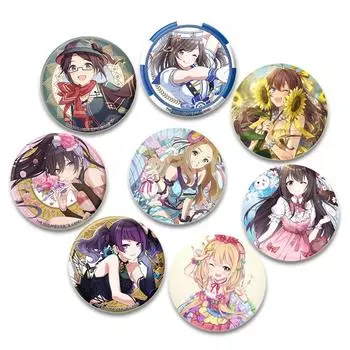 32/44/58 мм аниме Idolmaster блестящие цветные значки Hagiwara Kisaragi Amami значок ручной работы броши нагрудник для рюкзака одежда подарки 32mm