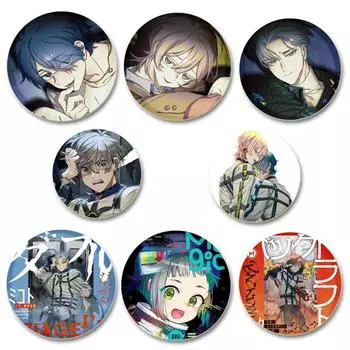 32/44/58 мм аниме Милгрэм ручная работа брошь Харука Юно мультфильм косплей значок эмалированный значок для рюкзака одежда модные ювелирные изделия аксессуары подарок 32mm