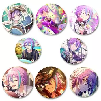 32/44/58 мм Аниме-проект SEKAI Броши Wonderlands_x_Showtime Kamishiro Rui Милый мультяшный значок на лацкан пиджака джинсов подарочный аксессуар 32mm