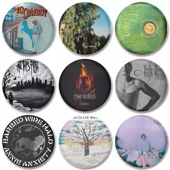 32/44/58 мм брошь для обложки альбома для одежды мультяшный косплей значок украшение на рюкзак ювелирные изделия детский подарок 32mm