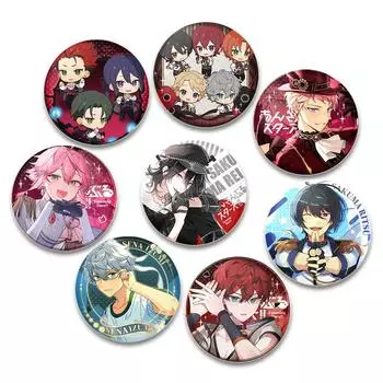 32/44/58 мм Ensemble Stars Idol Круглая брошь Мультфильм Косплей Значки Значки на лацкан для рюкзака Подарки Sena Tsukinaga Sakuma Narukami 32mm