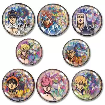 32/44/58 мм JoJo s Bizarre Adventure Pin Cartoon Snap-In Brooches для рюкзака, одежды, аксессуаров, аниме-коллекции, значка, шляпы, украшения, подарок 32mm