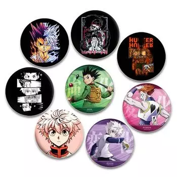 32/44/58 мм коллекции фанатов, брошь в стиле японского горячего аниме Hunter X Hunter, эмалированная булавка, значок на воротник рюкзака, булавки для лацканов с героями мультфильмов, подарки 33mm