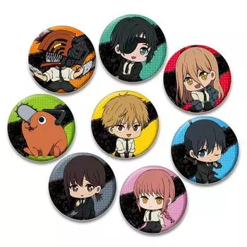 32/44/58 мм мультяшные броши с изображением человека-бензопилы для рюкзака, аксессуаров для одежды, аниме-коллекций, украшений для шляпы, Denji Pochita Makima 32mm