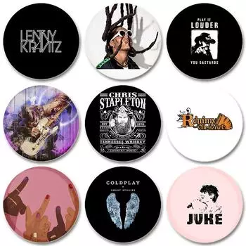 32/44/58 мм поп-певица ANNE MARIE значок модная круглая жесть брошь булавки для одежды рюкзак ювелирные изделия аксессуары подарки 32mm