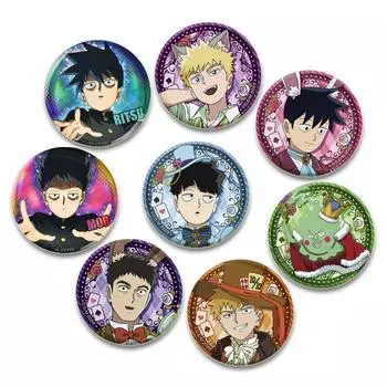 32/44/58 мм японские аниме-значки Mob Psycho 100 на рюкзаке, аксессуары, значки на лацкан, мультяшные броши для одежды, сумок, декора, подарков для фанатов 32mm