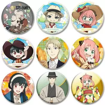32/44/58 мм SPYFAMILY булавка ручная работа брошь для одежды мультяшный косплей значок украшение на рюкзак ювелирные изделия детский подарок 32mm